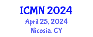 International Conference on Microfluidics and Nanofluidics (ICMN) April 25, 2024 - Nicosia, Cyprus