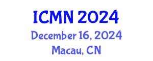 International Conference on Microfluidics and Nanofluidics (ICMN) December 16, 2024 - Macau, China