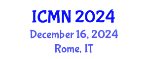 International Conference on Microfluidics and Nanofluidics (ICMN) December 16, 2024 - Rome, Italy
