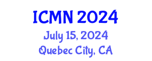 International Conference on Microfluidics and Nanofluidics (ICMN) July 15, 2024 - Quebec City, Canada