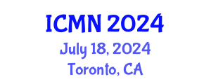 International Conference on Microfluidics and Nanofluidics (ICMN) July 18, 2024 - Toronto, Canada