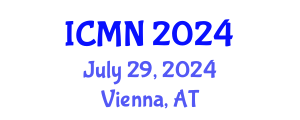 International Conference on Microfluidics and Nanofluidics (ICMN) July 29, 2024 - Vienna, Austria