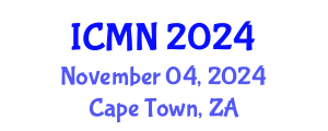 International Conference on Microfluidics and Nanofluidics (ICMN) November 04, 2024 - Cape Town, South Africa