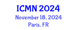 International Conference on Microfluidics and Nanofluidics (ICMN) November 18, 2024 - Paris, France