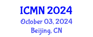 International Conference on Microfluidics and Nanofluidics (ICMN) October 03, 2024 - Beijing, China