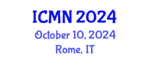 International Conference on Microfluidics and Nanofluidics (ICMN) October 10, 2024 - Rome, Italy