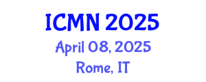 International Conference on Microfluidics and Nanofluidics (ICMN) April 08, 2025 - Rome, Italy