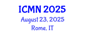 International Conference on Microfluidics and Nanofluidics (ICMN) August 23, 2025 - Rome, Italy