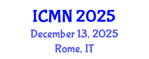 International Conference on Microfluidics and Nanofluidics (ICMN) December 13, 2025 - Rome, Italy