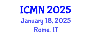 International Conference on Microfluidics and Nanofluidics (ICMN) January 18, 2025 - Rome, Italy