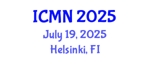 International Conference on Microfluidics and Nanofluidics (ICMN) July 19, 2025 - Helsinki, Finland