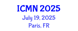 International Conference on Microfluidics and Nanofluidics (ICMN) July 19, 2025 - Paris, France