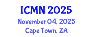 International Conference on Microfluidics and Nanofluidics (ICMN) November 04, 2025 - Cape Town, South Africa