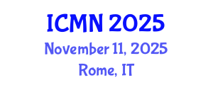 International Conference on Microfluidics and Nanofluidics (ICMN) November 11, 2025 - Rome, Italy