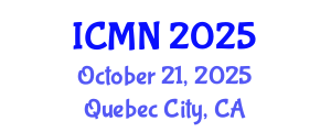 International Conference on Microfluidics and Nanofluidics (ICMN) October 21, 2025 - Quebec City, Canada