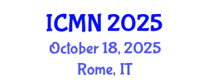 International Conference on Microfluidics and Nanofluidics (ICMN) October 18, 2025 - Rome, Italy