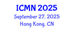 International Conference on Microfluidics and Nanofluidics (ICMN) September 27, 2025 - Hong Kong, China