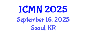 International Conference on Microfluidics and Nanofluidics (ICMN) September 16, 2025 - Seoul, Republic of Korea