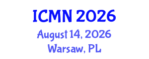 International Conference on Microfluidics and Nanofluidics (ICMN) August 14, 2026 - Warsaw, Poland International Conference on Microfluidics and Nanofluidics (ICMN) August 14, 2026 - Warsaw, Poland