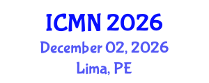 International Conference on Microfluidics and Nanofluidics (ICMN) December 02, 2026 - Lima, Peru International Conference on Microfluidics and Nanofluidics (ICMN) December 02, 2026 - Lima, Peru