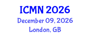 International Conference on Microfluidics and Nanofluidics (ICMN) December 09, 2026 - London, United Kingdom International Conference on Microfluidics and Nanofluidics (ICMN) December 09, 2026 - London, United Kingdom