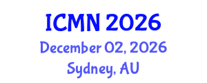 International Conference on Microfluidics and Nanofluidics (ICMN) December 02, 2026 - Sydney, Australia International Conference on Microfluidics and Nanofluidics (ICMN) December 02, 2026 - Sydney, Australia