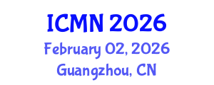International Conference on Microfluidics and Nanofluidics (ICMN) February 02, 2026 - Guangzhou, China International Conference on Microfluidics and Nanofluidics (ICMN) February 02, 2026 - Guangzhou, China