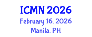 International Conference on Microfluidics and Nanofluidics (ICMN) February 16, 2026 - Manila, Philippines International Conference on Microfluidics and Nanofluidics (ICMN) February 16, 2026 - Manila, Philippines