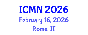 International Conference on Microfluidics and Nanofluidics (ICMN) February 16, 2026 - Rome, Italy International Conference on Microfluidics and Nanofluidics (ICMN) February 16, 2026 - Rome, Italy