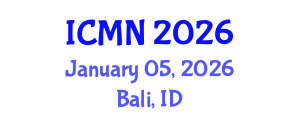 International Conference on Microfluidics and Nanofluidics (ICMN) January 05, 2026 - Bali, Indonesia International Conference on Microfluidics and Nanofluidics (ICMN) January 05, 2026 - Bali, Indonesia
