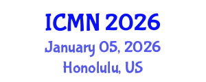 International Conference on Microfluidics and Nanofluidics (ICMN) January 05, 2026 - Honolulu, United States International Conference on Microfluidics and Nanofluidics (ICMN) January 05, 2026 - Honolulu, United States