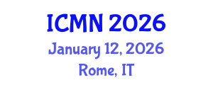 International Conference on Microfluidics and Nanofluidics (ICMN) January 12, 2026 - Rome, Italy International Conference on Microfluidics and Nanofluidics (ICMN) January 12, 2026 - Rome, Italy