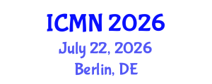 International Conference on Microfluidics and Nanofluidics (ICMN) July 22, 2026 - Berlin, Germany International Conference on Microfluidics and Nanofluidics (ICMN) July 22, 2026 - Berlin, Germany
