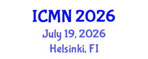 International Conference on Microfluidics and Nanofluidics (ICMN) July 19, 2026 - Helsinki, Finland International Conference on Microfluidics and Nanofluidics (ICMN) July 19, 2026 - Helsinki, Finland