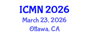 International Conference on Microfluidics and Nanofluidics (ICMN) March 23, 2026 - Ottawa, Canada International Conference on Microfluidics and Nanofluidics (ICMN) March 23, 2026 - Ottawa, Canada