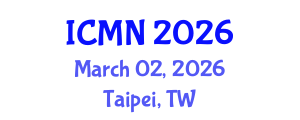 International Conference on Microfluidics and Nanofluidics (ICMN) March 02, 2026 - Taipei, Taiwan International Conference on Microfluidics and Nanofluidics (ICMN) March 02, 2026 - Taipei, Taiwan