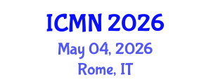 International Conference on Microfluidics and Nanofluidics (ICMN) May 04, 2026 - Rome, Italy International Conference on Microfluidics and Nanofluidics (ICMN) May 04, 2026 - Rome, Italy