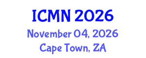 International Conference on Microfluidics and Nanofluidics (ICMN) November 04, 2026 - Cape Town, South Africa International Conference on Microfluidics and Nanofluidics (ICMN) November 04, 2026 - Cape Town, South Africa