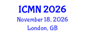 International Conference on Microfluidics and Nanofluidics (ICMN) November 18, 2026 - London, United Kingdom International Conference on Microfluidics and Nanofluidics (ICMN) November 18, 2026 - London, United Kingdom