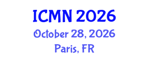 International Conference on Microfluidics and Nanofluidics (ICMN) October 28, 2026 - Paris, France International Conference on Microfluidics and Nanofluidics (ICMN) October 28, 2026 - Paris, France