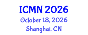 International Conference on Microfluidics and Nanofluidics (ICMN) October 18, 2026 - Shanghai, China International Conference on Microfluidics and Nanofluidics (ICMN) October 18, 2026 - Shanghai, China