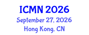 International Conference on Microfluidics and Nanofluidics (ICMN) September 27, 2026 - Hong Kong, China International Conference on Microfluidics and Nanofluidics (ICMN) September 27, 2026 - Hong Kong, China