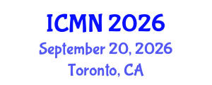 International Conference on Microfluidics and Nanofluidics (ICMN) September 20, 2026 - Toronto, Canada International Conference on Microfluidics and Nanofluidics (ICMN) September 20, 2026 - Toronto, Canada