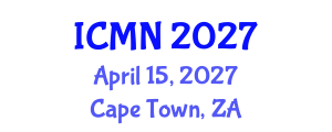 International Conference on Microfluidics and Nanofluidics (ICMN) April 15, 2027 - Cape Town, South Africa International Conference on Microfluidics and Nanofluidics (ICMN) April 15, 2027 - Cape Town, South Africa
