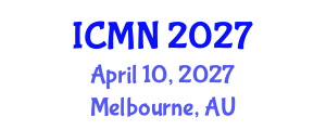 International Conference on Microfluidics and Nanofluidics (ICMN) April 10, 2027 - Melbourne, Australia International Conference on Microfluidics and Nanofluidics (ICMN) April 10, 2027 - Melbourne, Australia