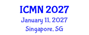 International Conference on Microfluidics and Nanofluidics (ICMN) January 11, 2027 - Singapore, Singapore International Conference on Microfluidics and Nanofluidics (ICMN) January 11, 2027 - Singapore, Singapore