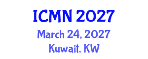 International Conference on Microfluidics and Nanofluidics (ICMN) March 24, 2027 - Kuwait, Kuwait