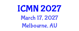 International Conference on Microfluidics and Nanofluidics (ICMN) March 17, 2027 - Melbourne, Australia International Conference on Microfluidics and Nanofluidics (ICMN) March 17, 2027 - Melbourne, Australia