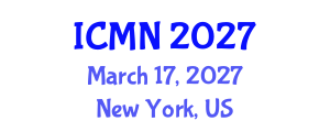 International Conference on Microfluidics and Nanofluidics (ICMN) March 17, 2027 - New York, United States International Conference on Microfluidics and Nanofluidics (ICMN) March 17, 2027 - New York, United States