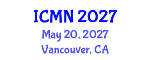 International Conference on Microfluidics and Nanofluidics (ICMN) May 20, 2027 - Vancouver, Canada International Conference on Microfluidics and Nanofluidics (ICMN) May 20, 2027 - Vancouver, Canada